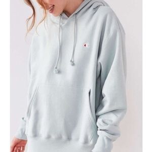 Champion and UO slate hoodie